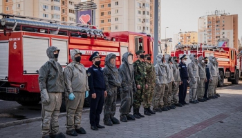Large-scale disinfection takes place in Nur-Sultan
